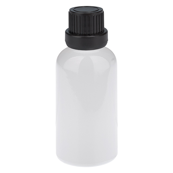 30 ml flaske 11 mm skruelåg sort originalitetslås WhiteLine UT18/30 30 ml flaske 11 mm skruelåg sort originalitetslås WhiteLine UT18/30