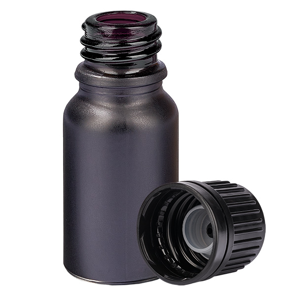 10ml (globule) flaske 3mm GR s. OV BlackL. UT18/10 10ml (globule) flaske 3mm GR s. OV BlackL. UT18/10