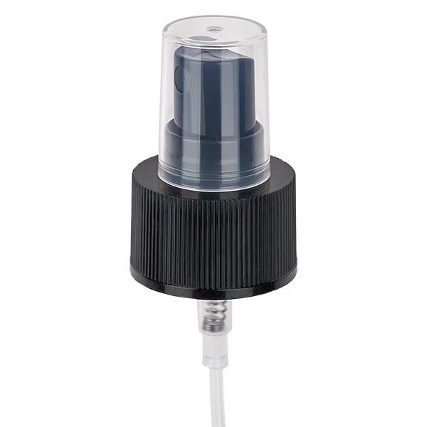 Pumpeforstøver sort standard PP28 ApoGlas. Farmaceutisk kvalitet. 28 mm gevind. Til f.eks. ApoGlas® Euro-medicinflasker. Pumpeforstøver sort standard PP28 ApoGlas. Farmaceutisk kvalitet. 28 mm gevind. Til f.eks. ApoGlas® Euro-medicinflasker.