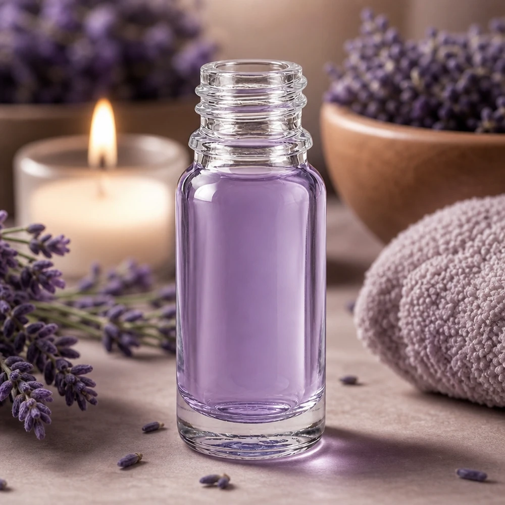 Flaske i klart glas 10 ml DIN 18 10 ml ApoGlas farmaceutflaske med skruegevind, ideel til præcis dosering af aktive ingredienser