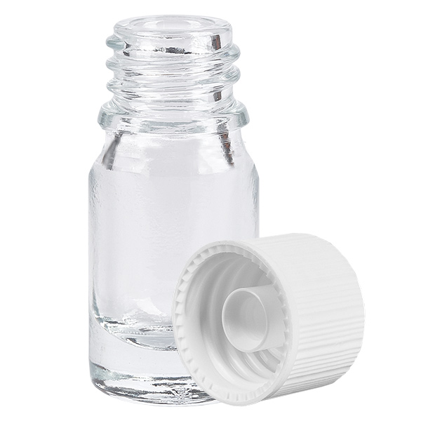 5ml flaske 11mm SV hvid STD ClearLine UT18/5 5ml flaske 11mm SV hvid STD ClearLine UT18/5