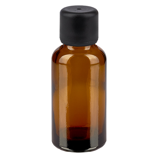 30 ml flaske 6 mm SV sort STD BrownLine UT18/30