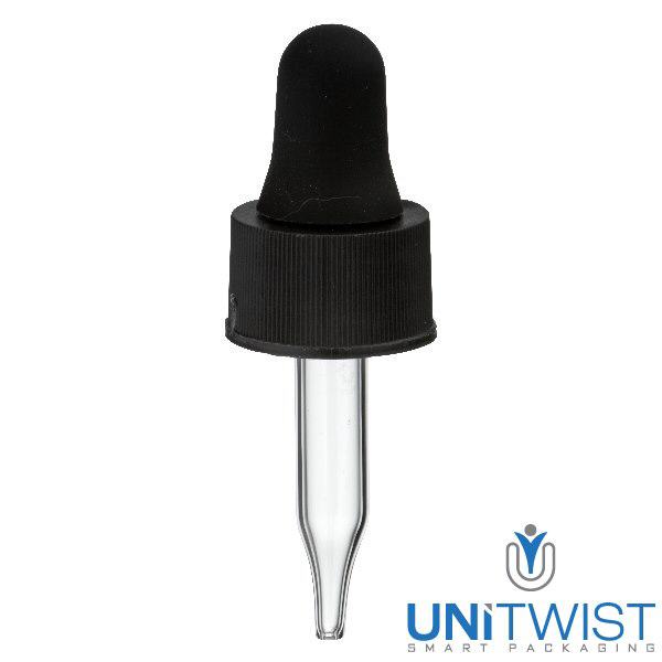 Glasdråbetæller sort UT13/3 UNiTWIST Glasdråbetæller sort UT13/3 UNiTWIST