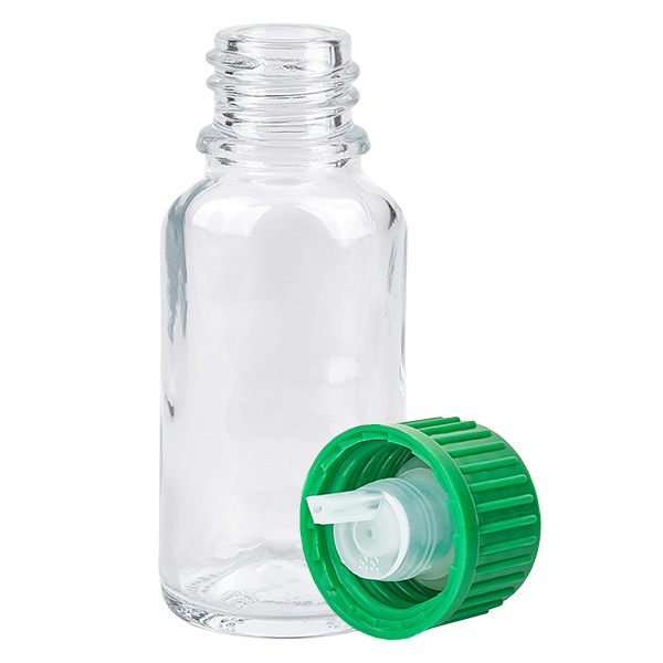 20 ml Dropperflaske 0,8 mm grøn STD ClearLine UT18/20 20 ml Dropperflaske 0,8 mm grøn STD ClearLine UT18/20