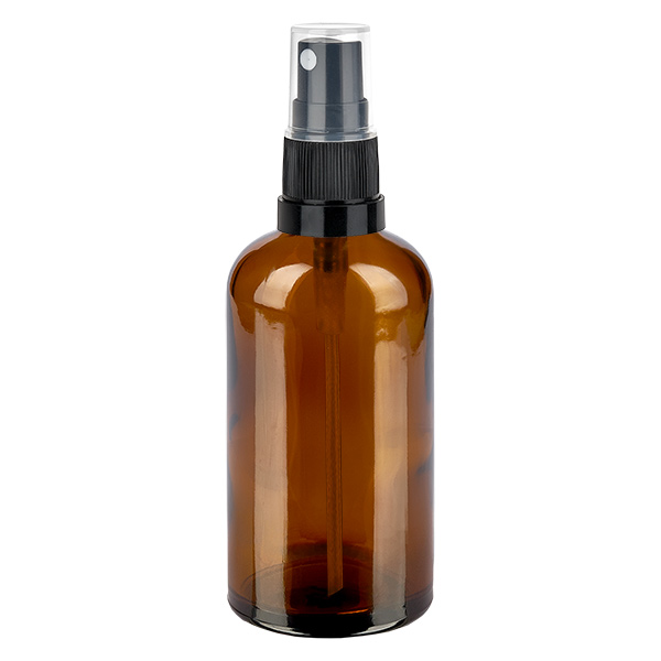 100 ml sprayflaske sort/tr. STD BrownLine UT18/100