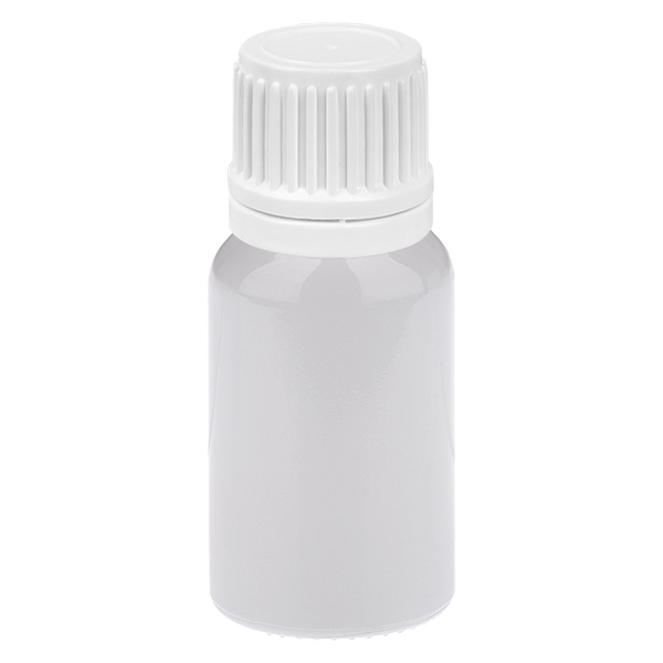 10 ml dråbeflaske 0,7 mm hvid originalitetsprop WhiteLine UT18/10