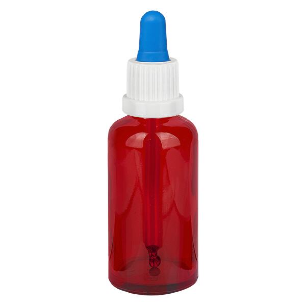 50 ml pipetteflaske hvid/blå OV RedLine UT18/50 50 ml pipetteflaske hvid/blå OV RedLine UT18/50