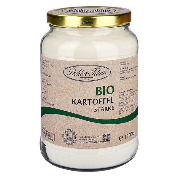 1100 g økologisk kartoffelstivelse Doktor-Klaus noWaste 1100 g økologisk kartoffelstivelse Doktor-Klaus noWaste