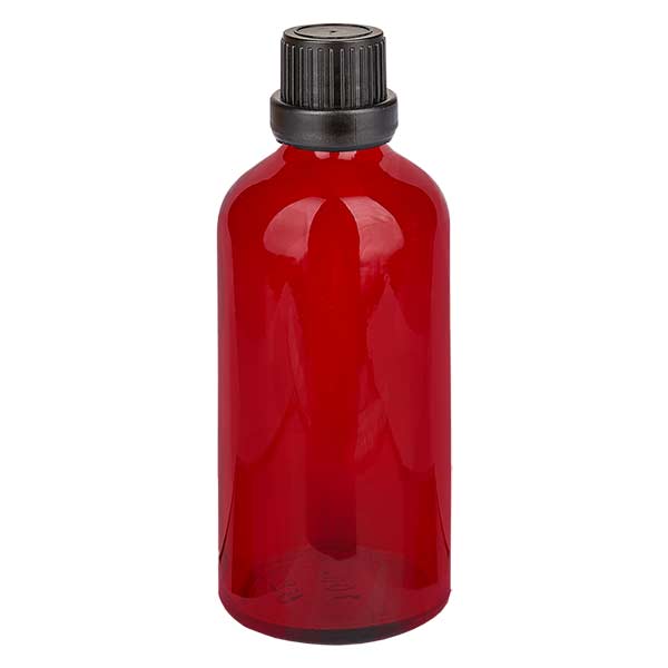 100 ml Dropperflaske 2 mm OV RedL. UT18/100 UNiTWIST