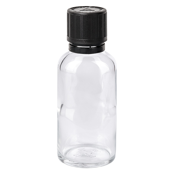 50 ml dråbeflaske 1mm s. OV KiSi Bli ClearL. UT18/50