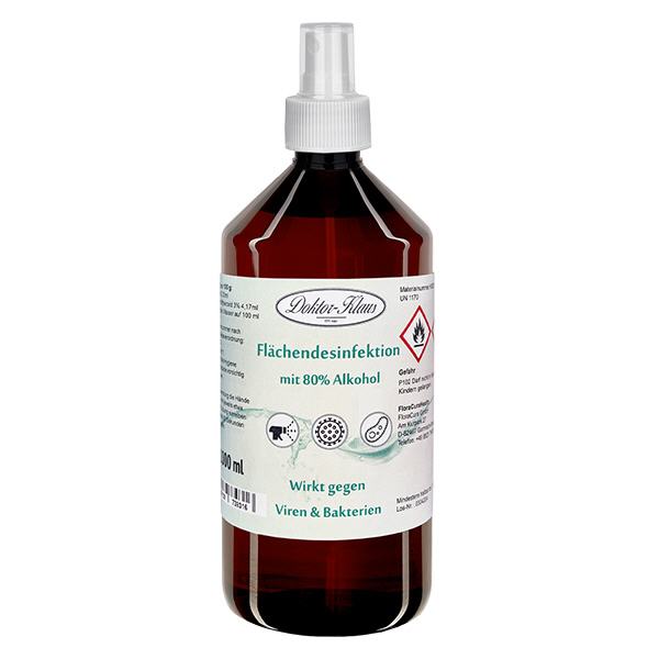 Overfladedesinfektionsspray 1000 ml Doktor-Klaus Overfladedesinfektionsspray 1000 ml Doktor-Klaus