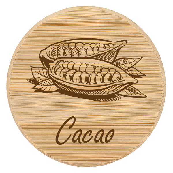 Kappe i træ "cacao" til WECK RR100