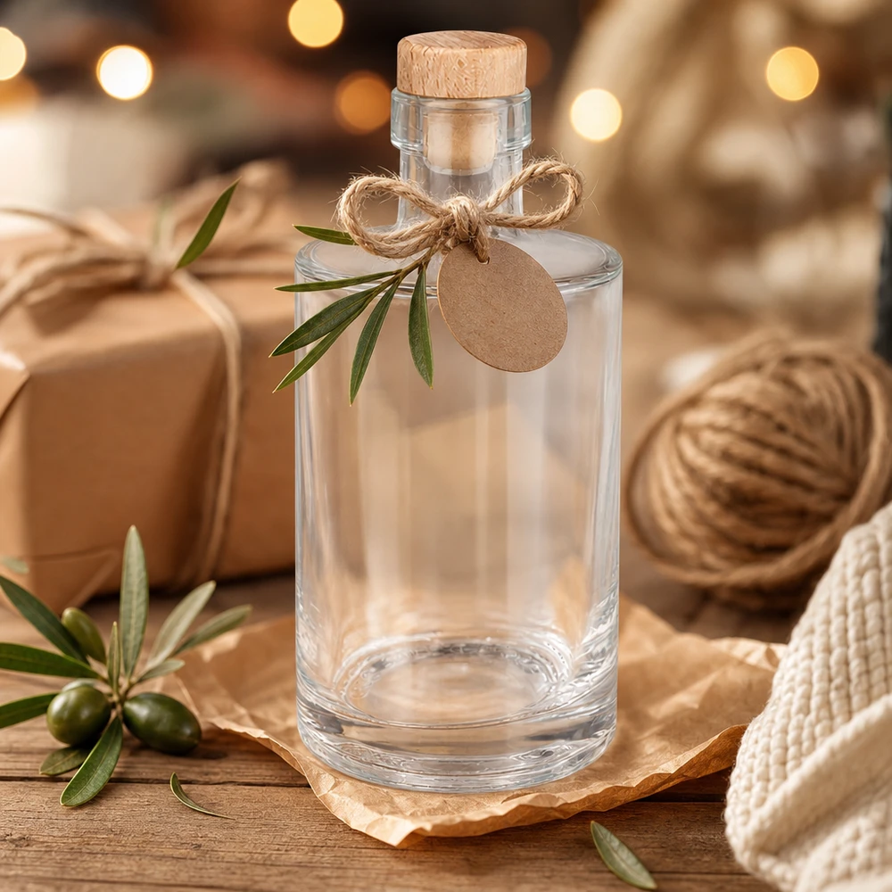 350 ml glasflaske »Galileo« med træhåndtagskork UNiTWIST® 350 ml glasflaske »Galileo« med træhåndtagskork UNiTWIST®