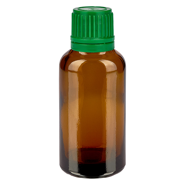 30 ml flaske 11 mm SV grøn OV BrownLine UT18/30
