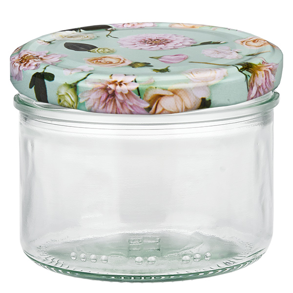 230 ml cylinderglas + BasicSeal låg Blume mint