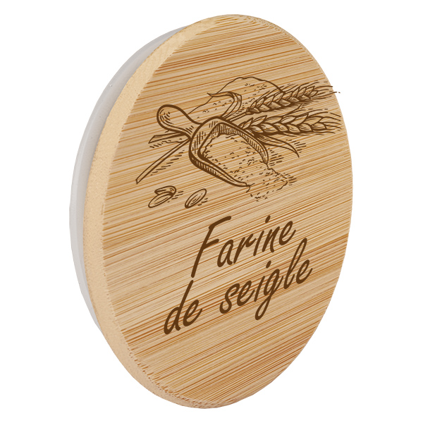 Træcover "farine de seigle" til WECK RR100 Træcover "farine de seigle" til WECK RR100