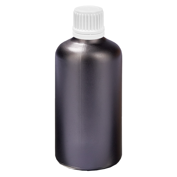 100 ml flaske 11 mm SV hvid OV BlackLine UT18/100 100 ml flaske 11 mm SV hvid OV BlackLine UT18/100