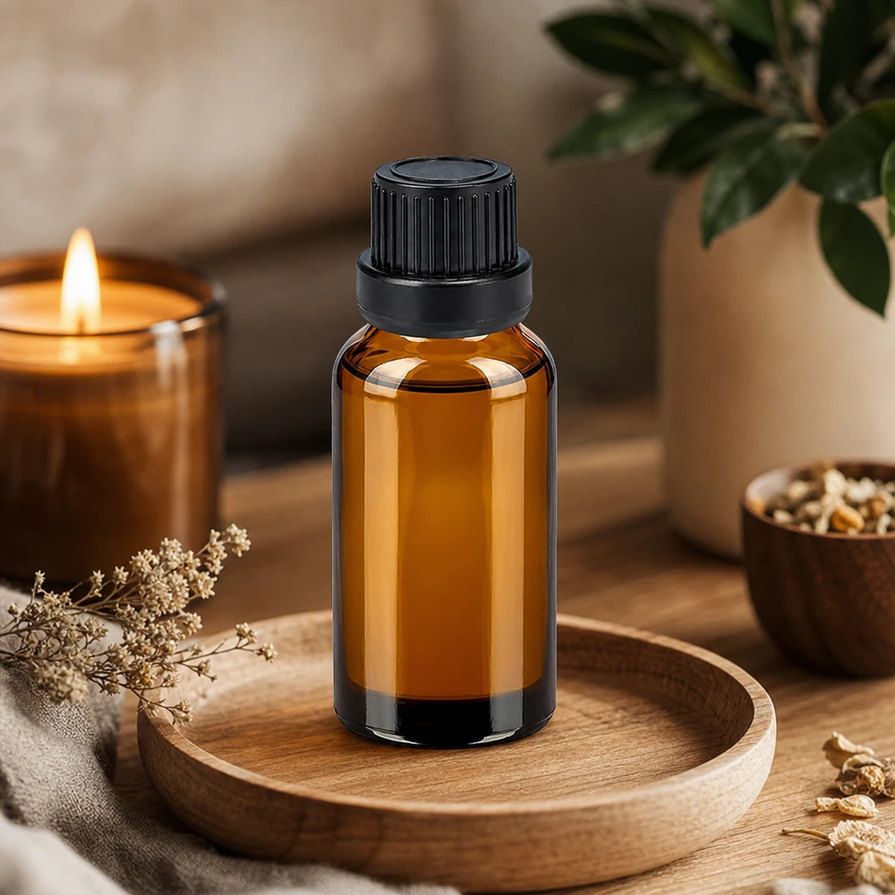 10 ml dråbeflaske 2 mm sort OV BrownLine UT18/10 10 ml dråbeflaske med sort hætte og robust UT18/10-gevind til professionel dosering