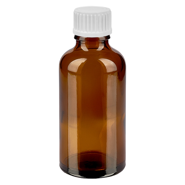 50 ml (globule) flaske 3 mm GR m. STD BrunL. UT18/50