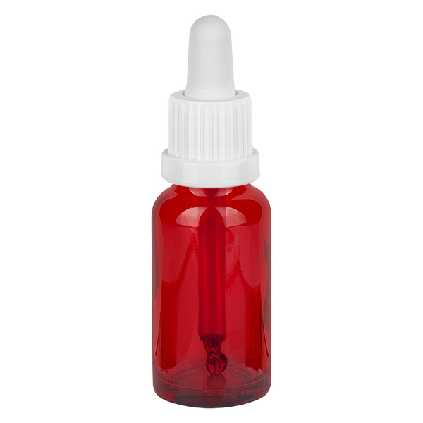 20 ml pipetteflaske hvid OV RedLine UT18/20