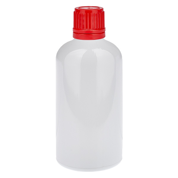 100 ml flaske 11 mm skruelåg rød Originalitetslås WhiteLine UT18/100 100 ml flaske 11 mm skruelåg rød Originalitetslås WhiteLine UT18/100
