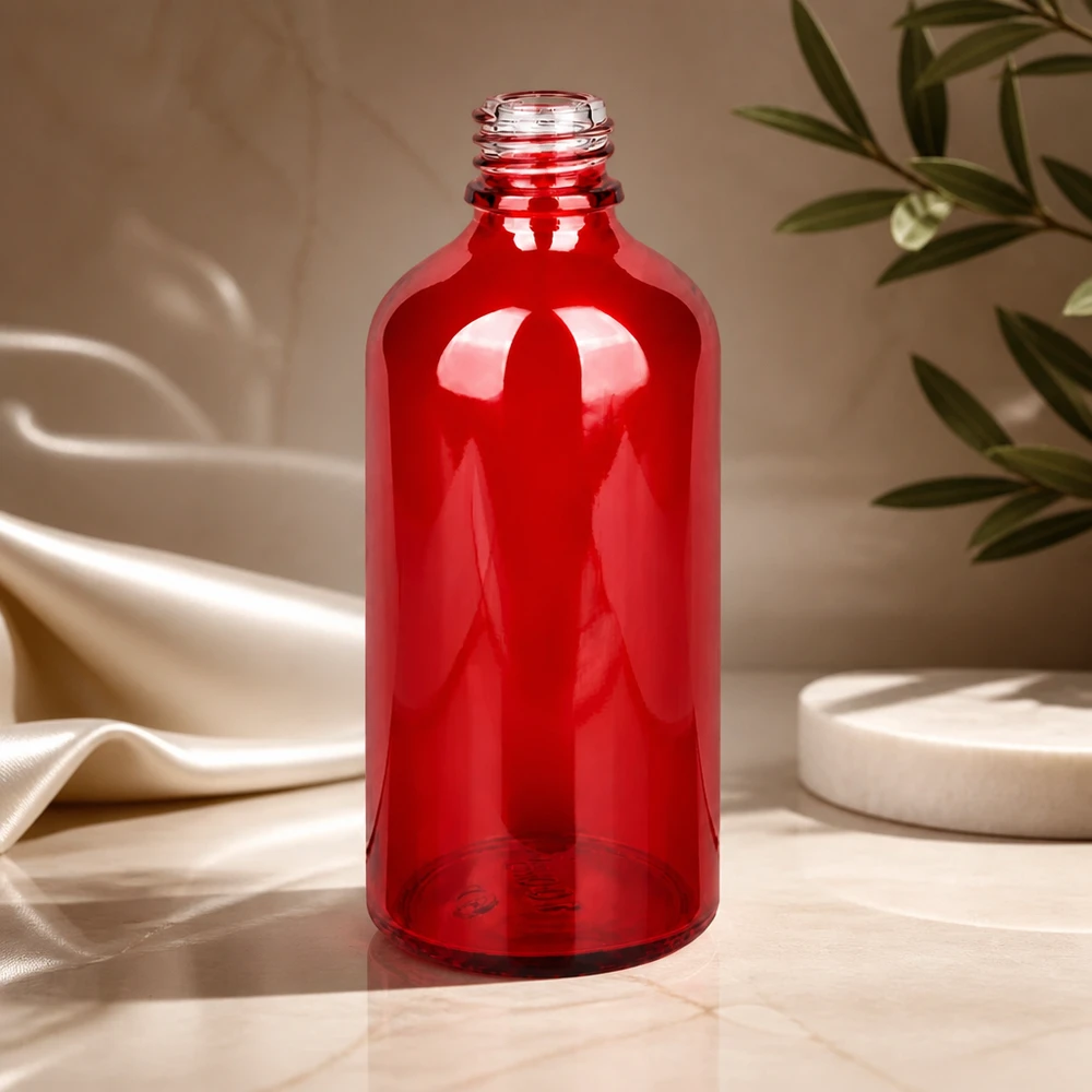 100 ml Apoteksflaske RedLine UT18/100 UNiTWIST 100 ml RedLine-apoteksflaske i høj kvalitet lavet af robust glas til sikker opbevaring af væsker