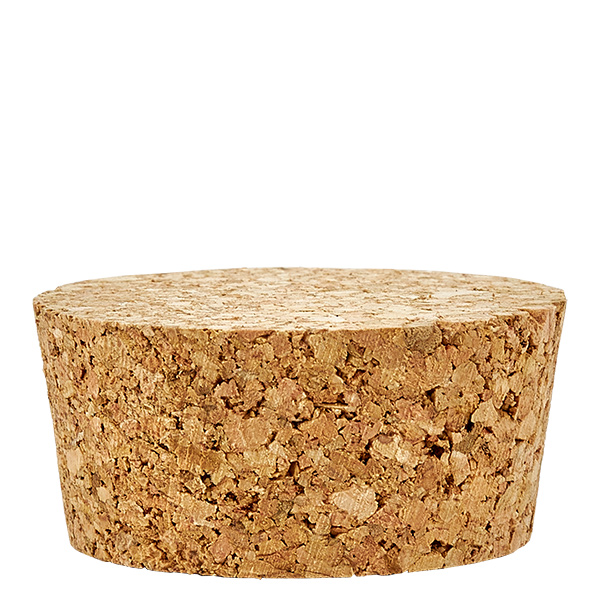 Kork til 40 mm åbning WECK RR40 (ø38/43, H=20 mm) Korkprop til WECK-krukker RR40 åbning 40mm diameter 38-43mm højde 20mm naturlig korkprop