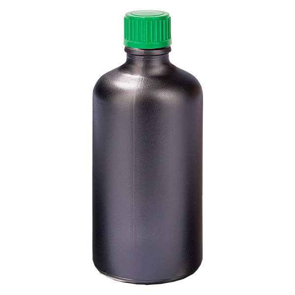 100 ml dråbeflaske 0,8 mm grøn STD BlackLine UT18/100