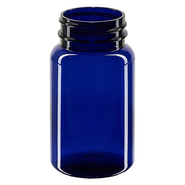 Petpacker 100 ml koboltblå åben. 38 mm uden låg Petpacker 100 ml koboltblå åben. 38 mm uden låg