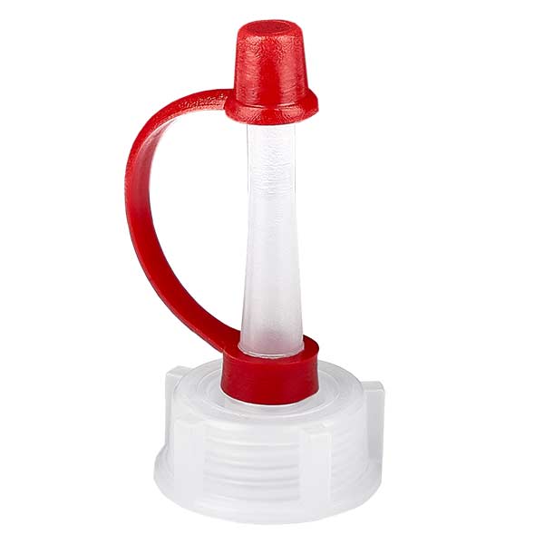 Drypstop til laboratorieflaske med smal hals 10-30 ml