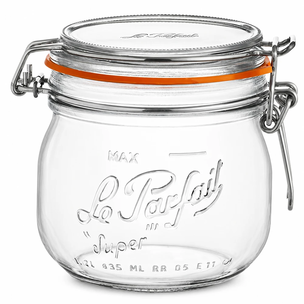 Le Parfait® glas 500 ml Ø85 mm opbevaring Le Parfait® glas 500 ml Ø85 mm opbevaring