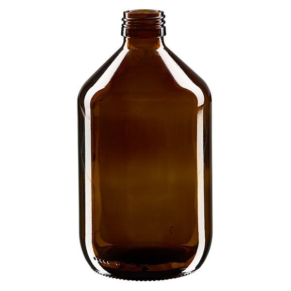 500 ml medicinflaske brun, uden hætte PP28 ApoGlas. Farmaceutisk kvalitet fra EU-produktion. 28 mm gevind. (sirup, let glasflaske) 500 ml medicinflaske brun, uden hætte PP28 ApoGlas. Farmaceutisk kvalitet fra EU-produktion. 28 mm gevind. (sirup, let glasflaske)