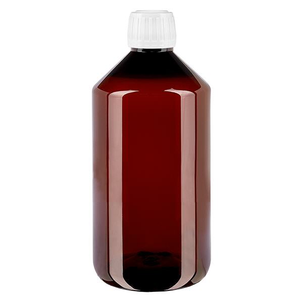 PET-flaske 750 ml med hvid standard OV PET-flaske 750 ml med hvid standard OV