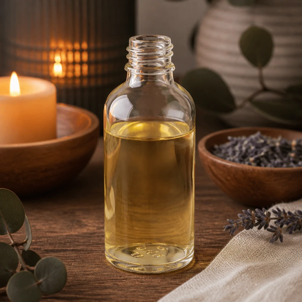Flaske i klart glas 50 ml DIN 18 50 ml ApoGlas-apoteksflaske med DIN18-gevind, perfekt til kosmetik og naturmedicin
