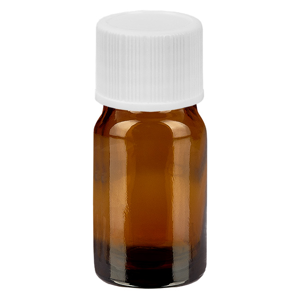 5ml flaske 11mm SV hvid STD BrownLine UT18/5