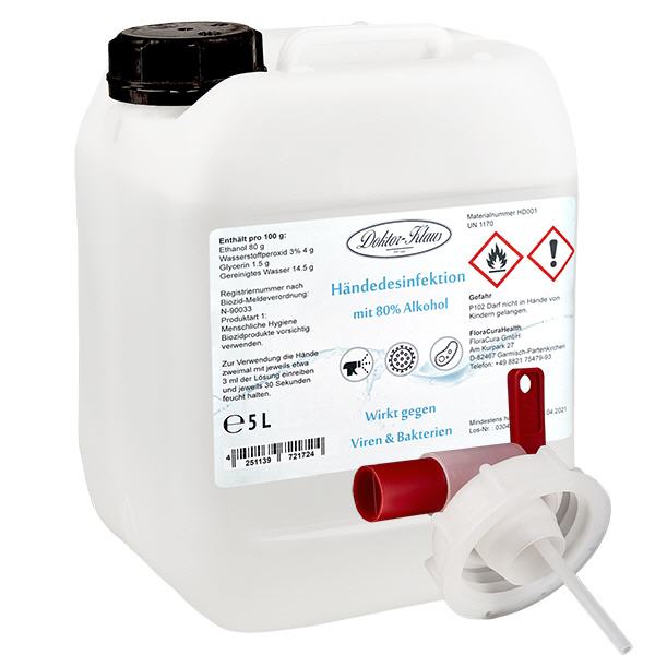 Hånddesinfektionsmiddel refill 5L Doktor-Klaus Hånddesinfektionsmiddel refill 5L Doktor-Klaus