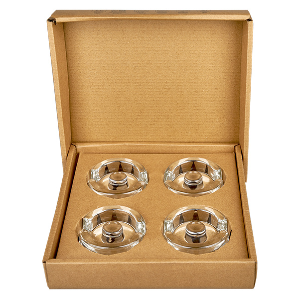 Fermenteringsvægte i glas med håndtag, sæt med 4 UNiTWIST