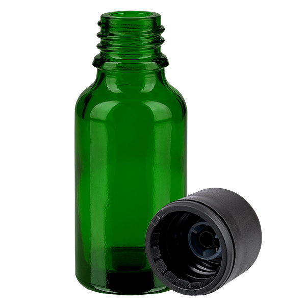 20 ml flaske 6 mm SV sort STD GreenLine UT18/20 20 ml flaske 6 mm SV sort STD GreenLine UT18/20