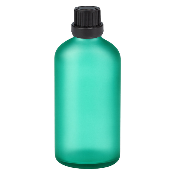 100 ml dråbeflaske 2 mm sort OV GreenLine UT18/100