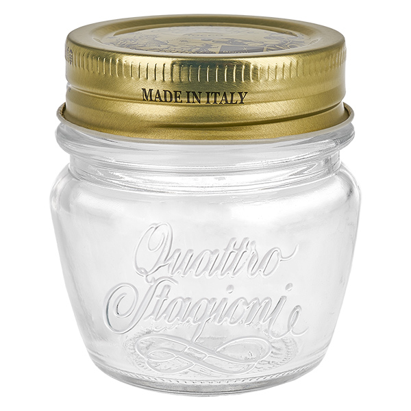 80 ml husholdningsglas "Quattro Stagioni" 80 ml husholdningsglas "Quattro Stagioni"