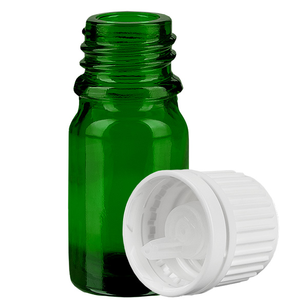 5 ml Dropperflaske 0,7 mm hvid OV GreenLine UT18/5 5 ml Dropperflaske 0,7 mm hvid OV GreenLine UT18/5