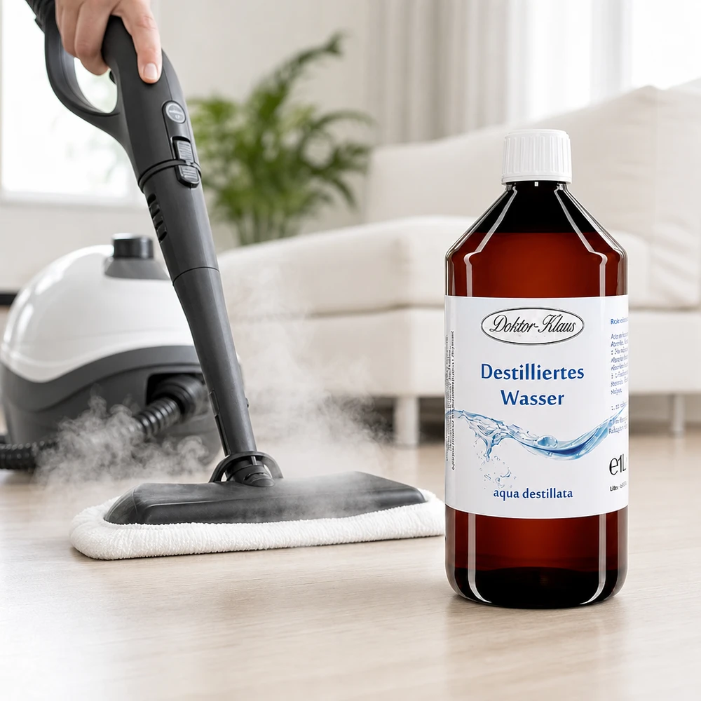 1 liter destilleret vand Doktor Klaus 1 liter destilleret vand Doktor Klaus