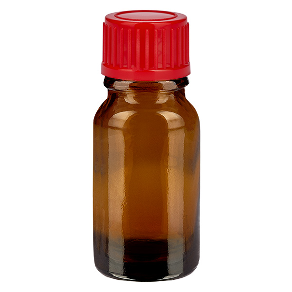 10 ml flaske 11 mm SV rød STD BrownLine UT18/10