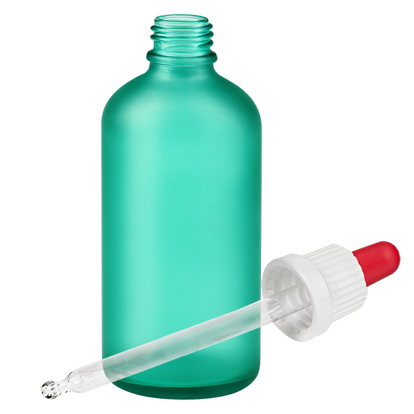 100 ml pipetteflaske hvid/rød OV GreenLine UT18/100 100 ml pipetteflaske hvid/rød OV GreenLine UT18/100