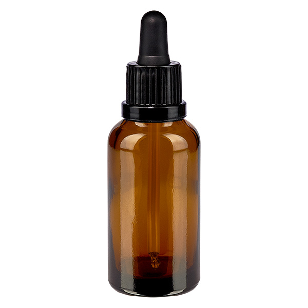 30 ml pipetteflaske sort OV BrownLine UT18/30