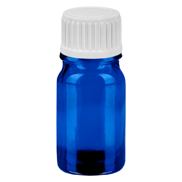 5 ml Dropperflaske 0,9 mm hvid STD BlueLine UT18/5