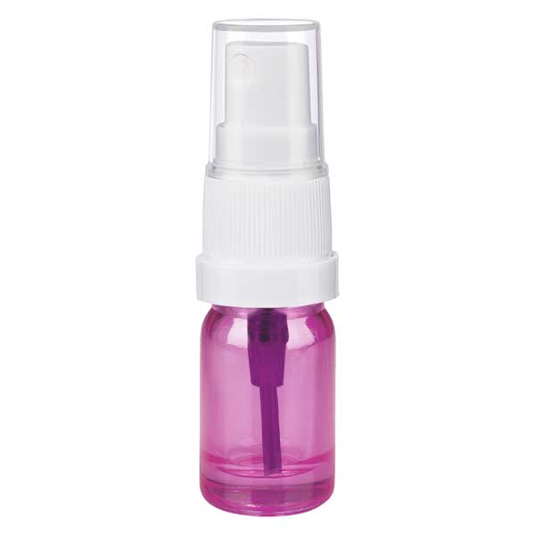 5ml sprayflaske hvid/transparent Standard PurpleLine UT18/5