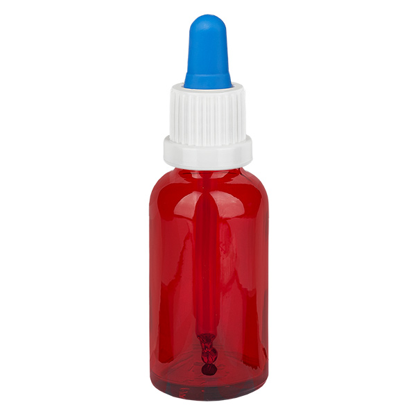 30 ml pipetteflaske hvid/blå OV RedLine UT18/30 30 ml pipetteflaske hvid/blå OV RedLine UT18/30