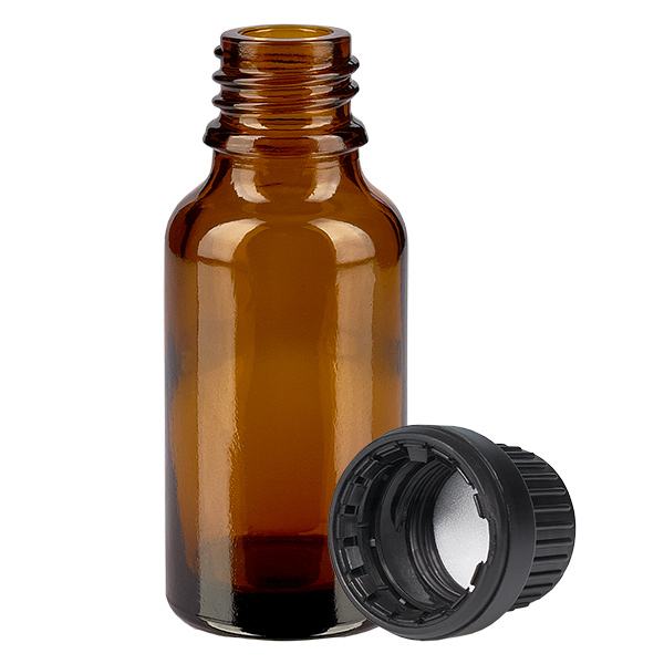 20 ml flaske 11 mm SV sort OV BrownLine UT18/20 20 ml flaske 11 mm SV sort OV BrownLine UT18/20
