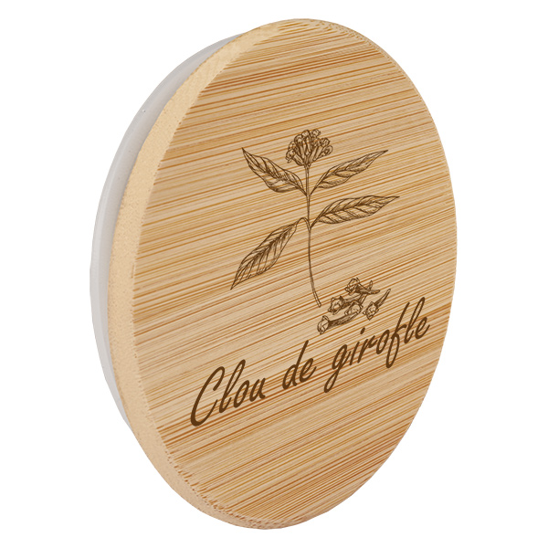 Kappe i træ "clou de girofle" til WECK RR60 Kappe i træ "clou de girofle" til WECK RR60